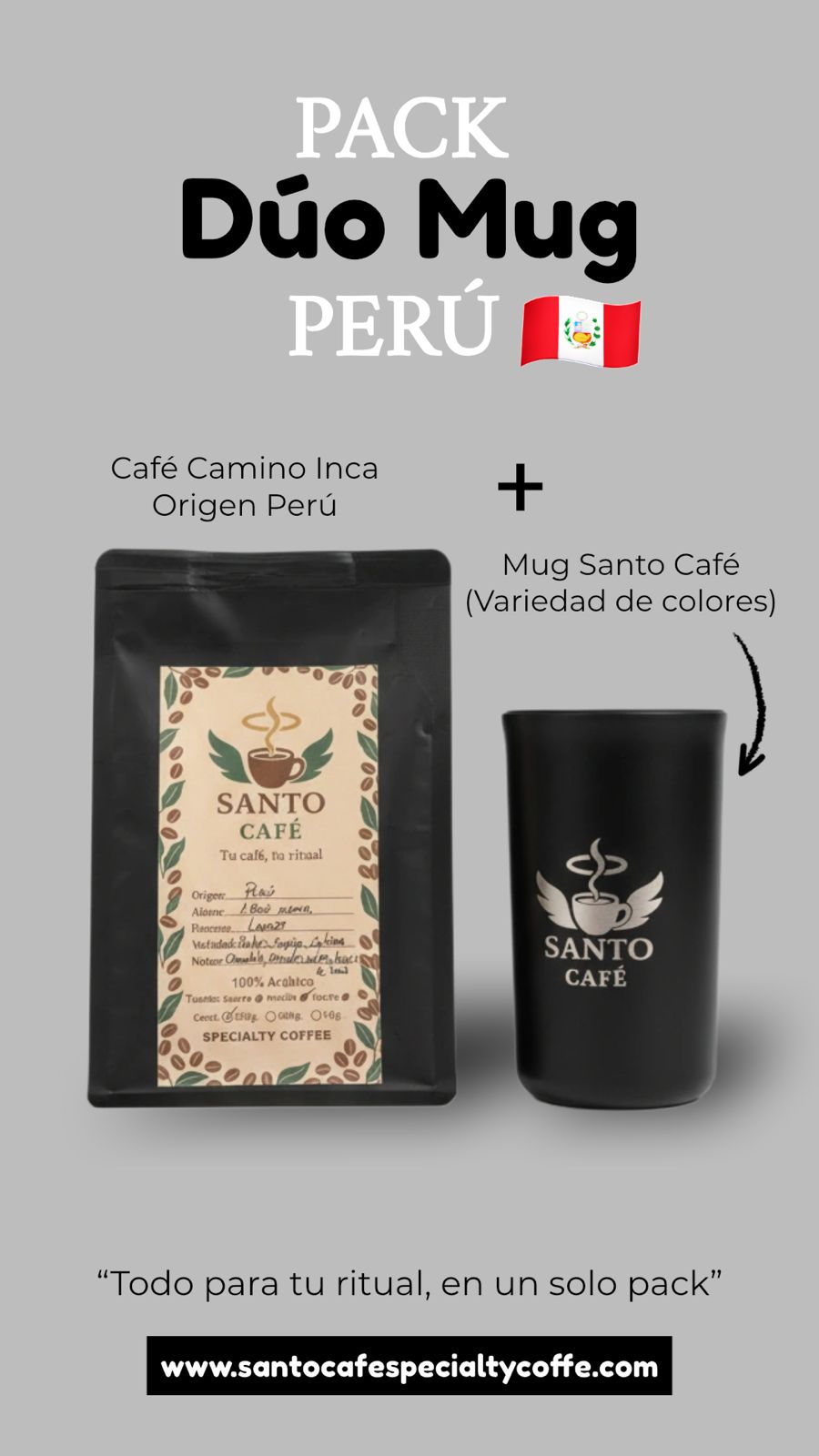 PERÚ DUO Mug (Café + Mug) | AHORRAS 15%
